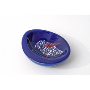 Porcelitowa popielnica - Ptak - Pruszków