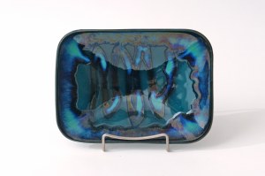 Faience platter - pattern 26 - Circle