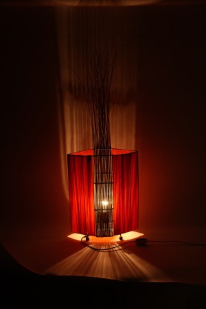 Craftsman table lamp in Space-Age style