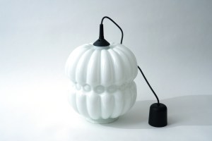 Pendant lamp ,,Pumpkin'' - Piensk Glassworks
