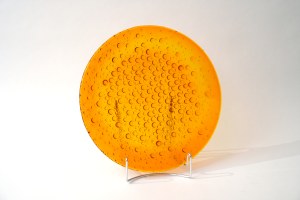 Unique glass platter , 