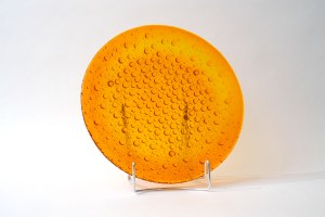 Unique glass platter , 