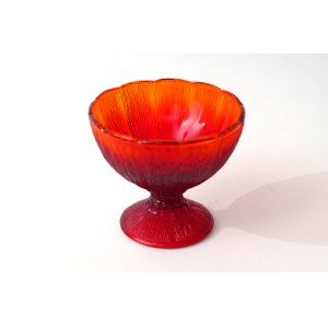 Unique glass sugar bowl , Cora. - HSG Ząbkowice - E. Trzewik-Drost.
