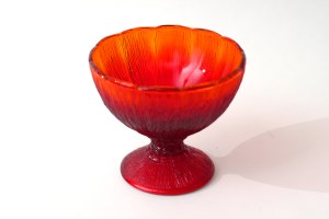 Unique glass sugar bowl , 