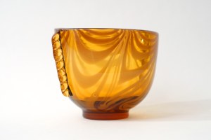 Glass platter, bowl - HS Laura