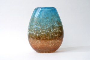 Glass vase - Sand of the Baltic Sea
