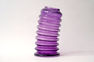 Glass unique vase - Malena Olsson - Orranas Glassbruk - 2022!