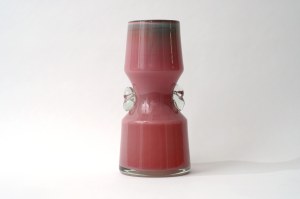 Glass vase with stickers - HS Tarnowiec