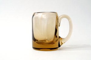 Lead glass tankard - HS Hortensja - Piotrkow Trybunalski