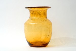 Glass vase - HS Zawiercie - J. Podlasek