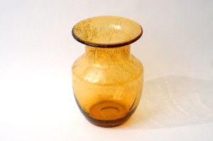 Glass vase - HS Zawiercie - J. Podlasek