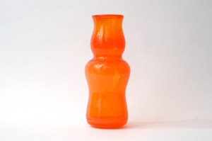 Glass vase - HS Sudety - S. Sadowski