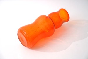 Glass vase - HS Sudety - S. Sadowski