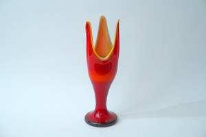 Glass vase - 9.October Glass Factory - D. Drobnjak