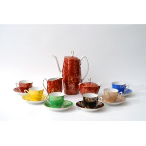 Porcelanowy serwis do kawy ,,Aldona'' - Chodzież - J. Wrzesień