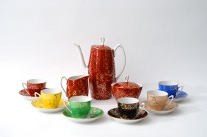 Porcelain coffee service ,,Aldona'' - Chodzież - J. Wrzesień