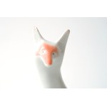 Porcelanowa figurka ,,Lis siedzący'' - ZPS Ćmielów - M. Naruszewicz