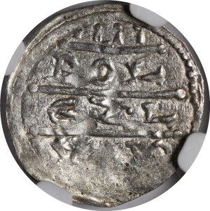 Boleslaw IV the Curly, Denarius - Emperor - lying E - rare