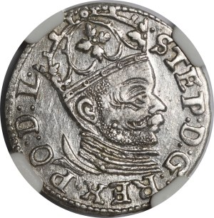 Stefan Batory, Trojak 1584, Riga