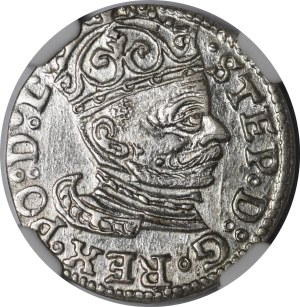 Stefan Batory, Trojak 1583, Riga
