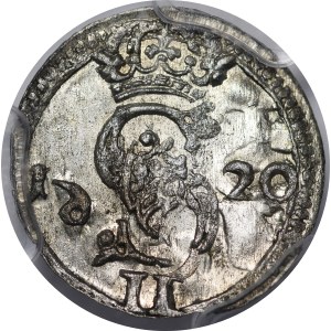 Zygmunt III Waza, Dwudenar 1620, Wilno - odwrócona 6 - piękny i rzadki