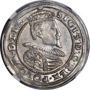 Zygmunt III Waza, Szóstak 1596, Lublin - b. rzadki i piękny