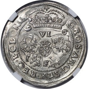 Zygmunt III Waza, Szóstak 1596, Lublin - b. rzadki i piękny