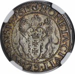 Sigismund III Vasa, Ort 1613, Gdansk - dot behind the paw.