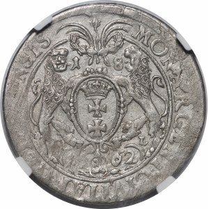 Jan II Kazimierz, Ort 1662, Gdańsk - rzadszy