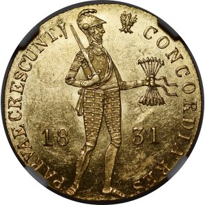 Powstanie Listopadowe, Dukat 1831 - Ex. Czapski (wnuk) - piękny
