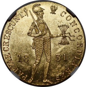 November Uprising, Ducat 1831 - Ex. Czapski (grandson) - beautiful