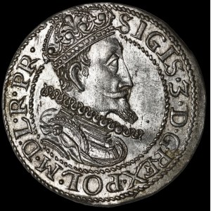 Zygmunt III Waza, Ort 1614, Gdańsk - małe 14 - rzadki i piękny