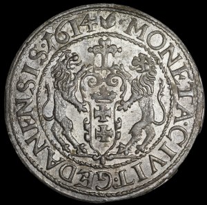 Sigismund III Vasa, Ort 1614, Gdansk - paw dot - exquisite