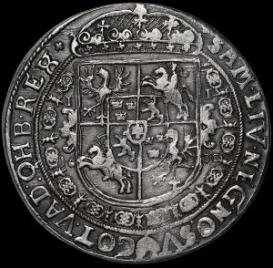 Sigismund III Vasa, Thaler 1630 II, Bydgoszcz - narrow figure, with bow - undescribed and very rare.
