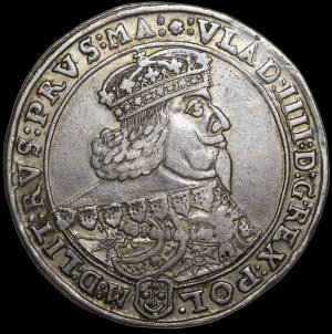 Ladislaus IV Vasa, 1641 GG thaler, Bydgoszcz - rare