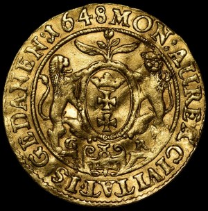 Ladislaus IV Vasa, Ducat 1648 GR, Gdansk.