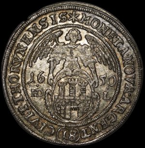 John II Casimir, Ort 1650, Torun HD L - very rare