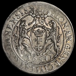 John II Casimir, Ort 1654, Gdansk - rare