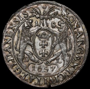 John II Casimir, Ort 1657, Gdansk