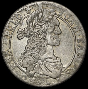 John II Casimir, Ort 1664, Vilnius - b. nice