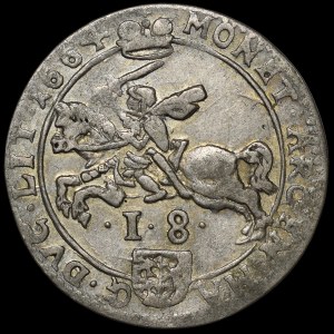 Jan II Kazimír, Ort 1664, Vilnius - velmi pěkný