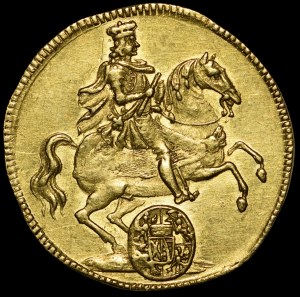 Augustus II the Strong, Vicarage ducat 1711, Dresden