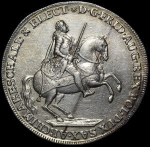 Augustus III Sas, Vicar thaler 1741, Dresden