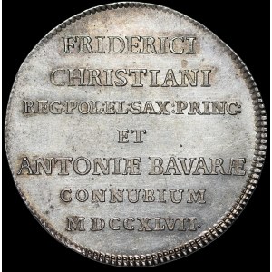 August III Sas, 2/3 talara (gulden) 1747, Drezno