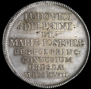 August III Sas, 2/3 of a thaler (guilder) 1747, Dresden