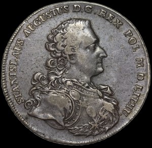 Stanislaw August Poniatowski, Thaler 1766 FS, Warsaw - armorer
