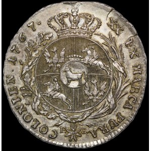 Stanisław August Poniatowski, Półtalar 1767 FS, Warszawa - rzadki