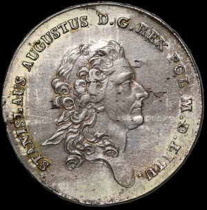 Stanislaw August Poniatowski, Thaler 1776 EB, Warsaw