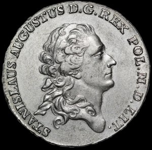 Stanislaw August Poniatowski, Half-talar 1777 EB, Warsaw - rare and very nice
