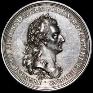 Stanisław August Poniatowski, Medal - Uchwalenie Konstytucji 3 Maja 1791 - piękny i rzadki